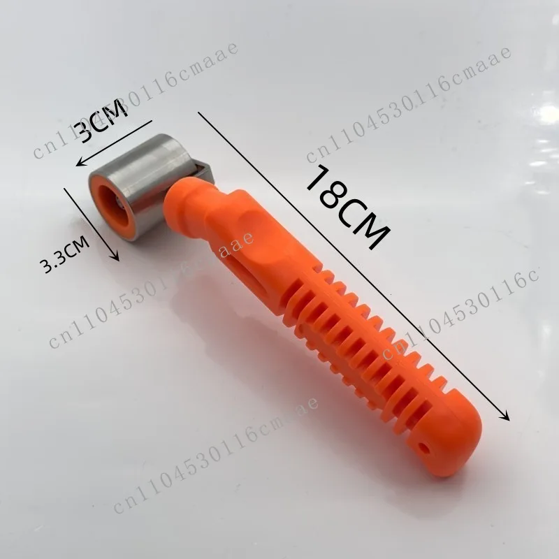 Wallpaper Construction Tools, Wallpaper Tools, One-sided,  Flat Angle, Stainless Steel, Double Bearings, Pressure Wheels