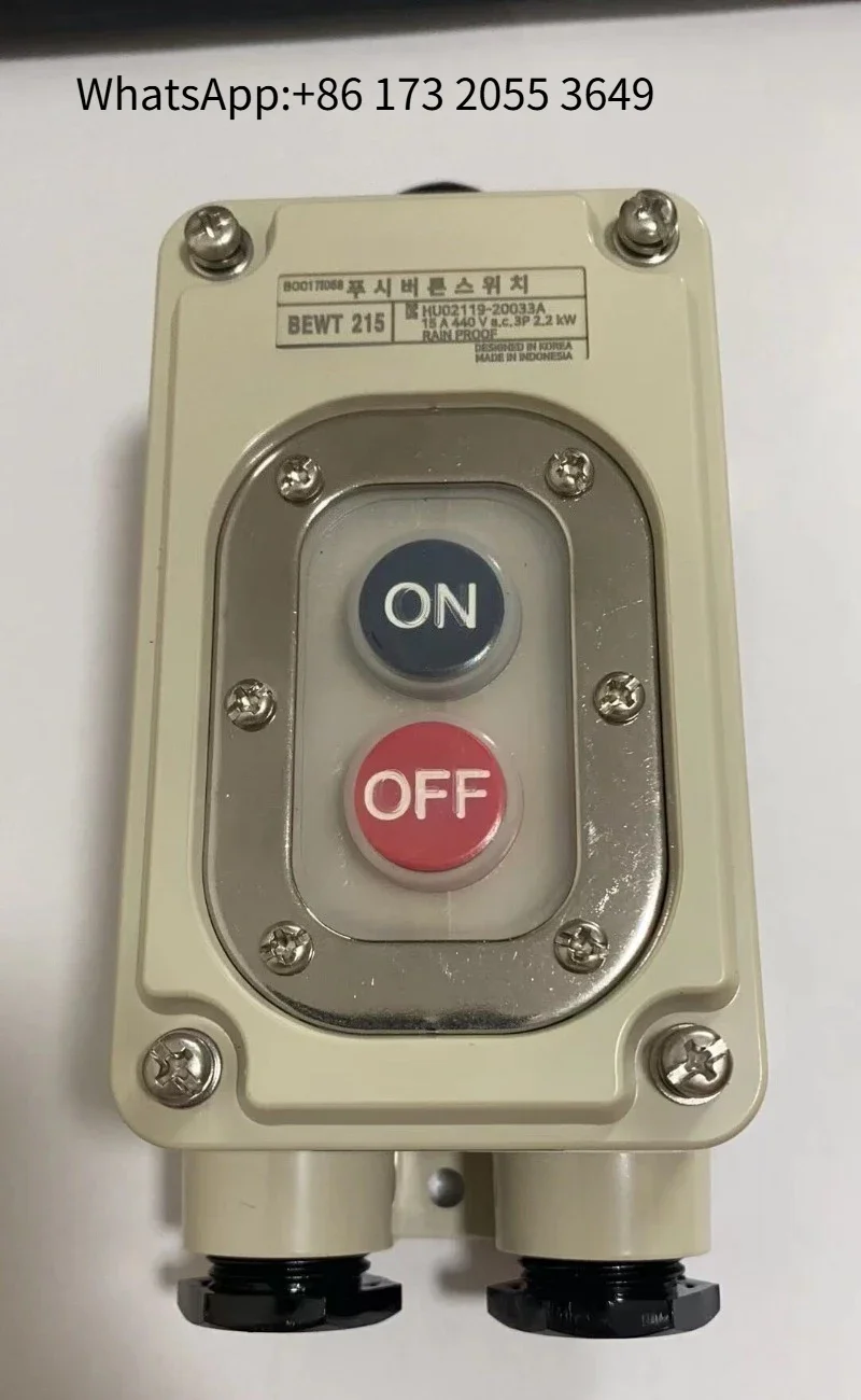 Waterproof Push Button Power Switch BEWT‑215 Electrical Control Component For Equipment On Off Control