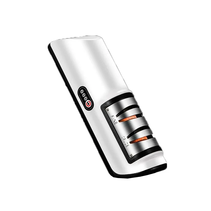 

Электрическая точилка для ножей, зарядка через USB, автоматическая шлифовальная машина для ножей, двойная шестерня, кухонные инструменты, точильный камень для кухонных ножей, ножницы