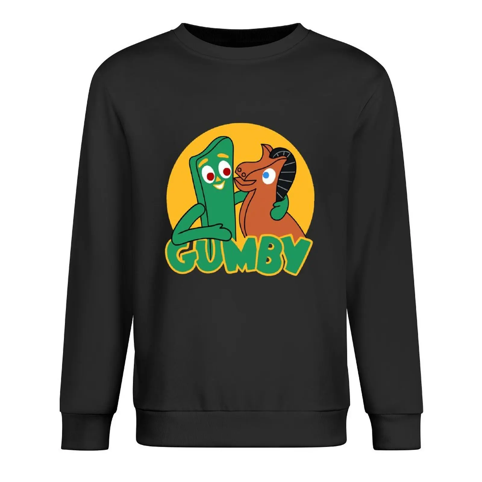 

Art Gumby And Pokey Vintage Retro Pullover men's sweat-shirt set men clothing tracksuit men japanese style sweatshirt men
