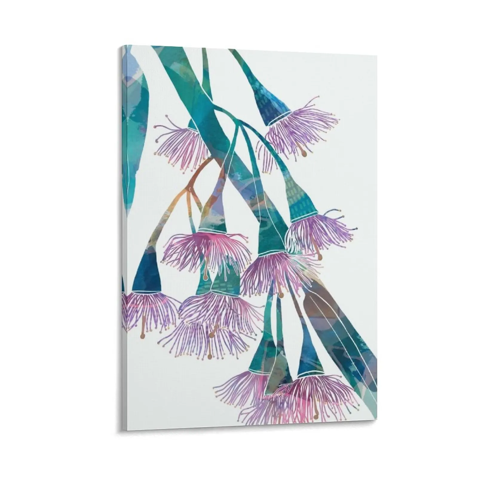 

Декоративная картина в виде цветущей жвачки для гостиной