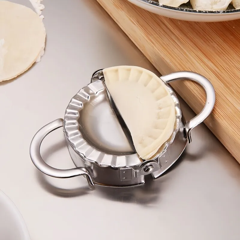 Tainless Steel Dumpling Maker Dumpling Skin Mold Ravioli Maker Press Pie Making Press Wrapper Pastry Maker Kitchen Accessories - view 4
