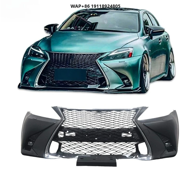 

2006-2013 IS250 IS300 Front Bumper Upgrade GS Style Car Bumpers with Grille LED Lights Body Kit