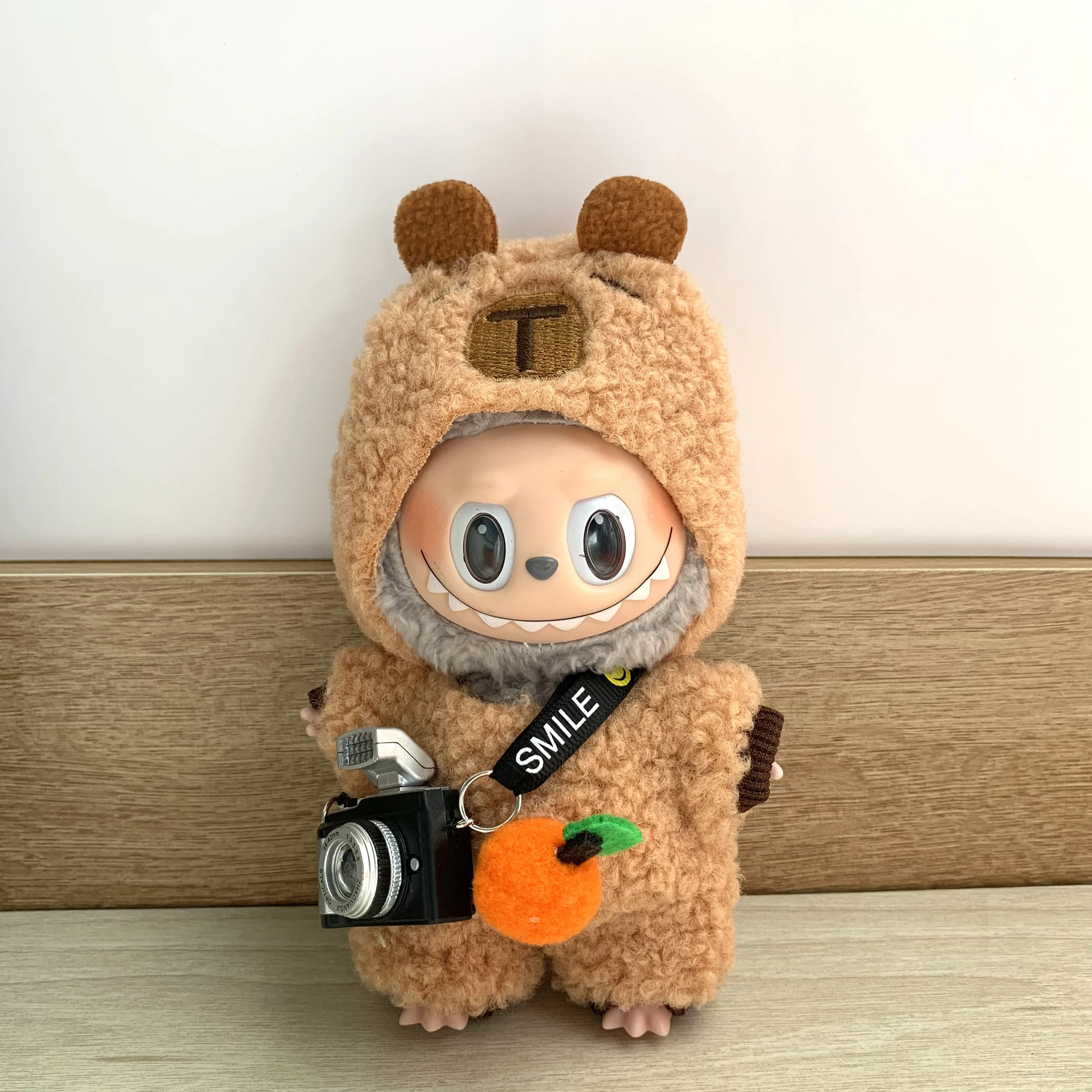 

Mini Plush Doll'S Clothes Outfit Accessories for Korea Kpop Exo 15-17cm Labubu Idol V1 V2 Overalls Set Clothing Gift