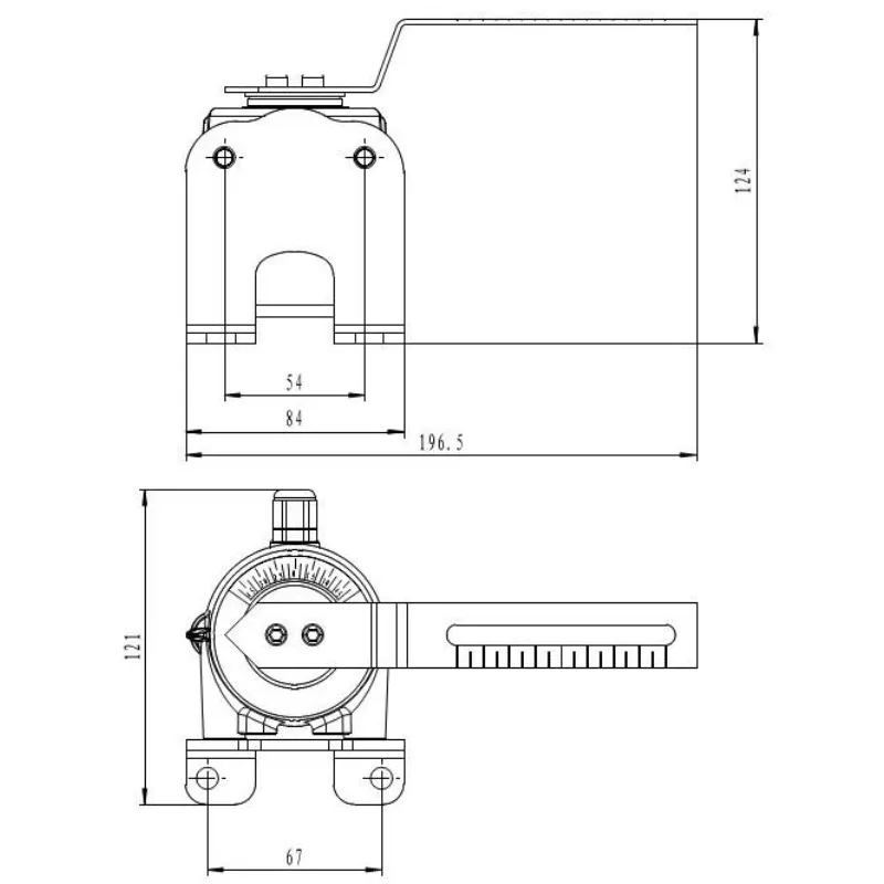 STT FD-6B Цифровой тип сигнала Индикатор угла руля Полный системный приемник Комплект морских товаров