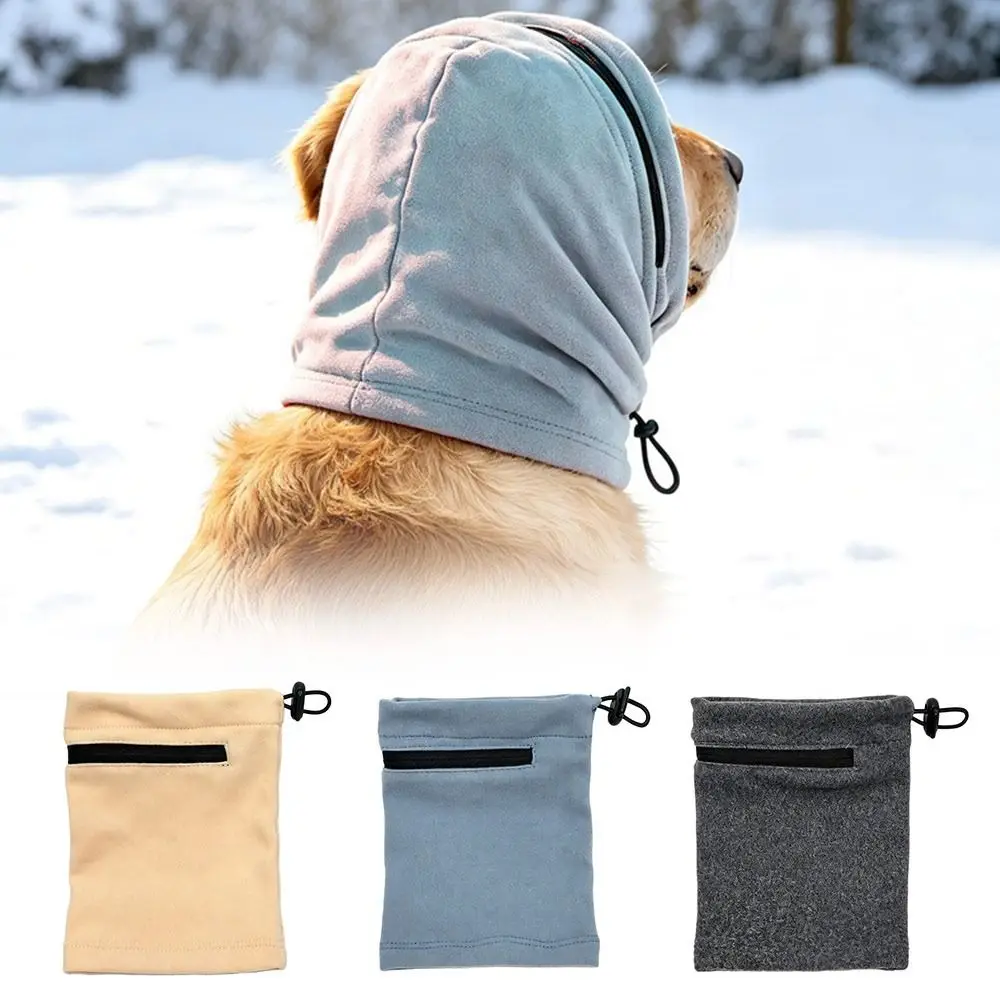 Elastic Dog Calming Earmuff Adjustable Anxiety Relief Dog Anti-scare Scarf Lightning Protection Windproof Dog Ear Cover Winter
