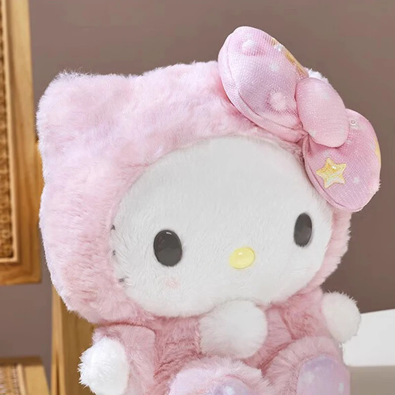 Original Sanrio Cartoon Plush Toy Kawali  Hello Kitty Kuromi My Melody Cinnamoroll Soft Stuffed Doll Pendant Toys Girl Gift