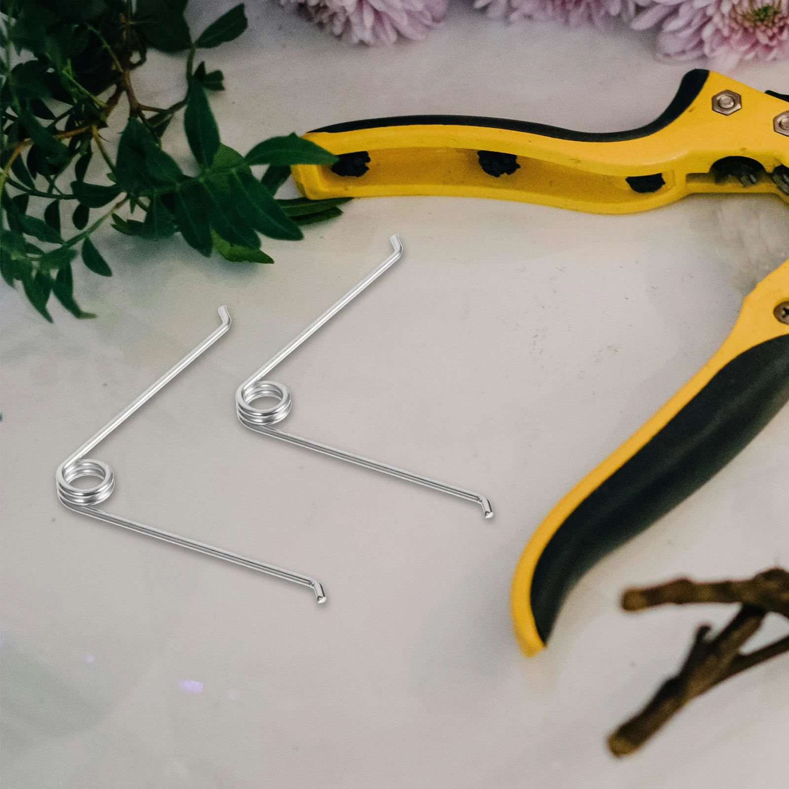 

10pcs Spring Accessories for Pruning Shears Trimming Tools Stainless Steel Springs Gardening Parts V Type H held Replacement