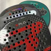 Nueva raqueta de Padel de fibra de carbono 3K 12K 18K EVA, raqueta de Padel suave de forma redonda, 2023 2024 2025