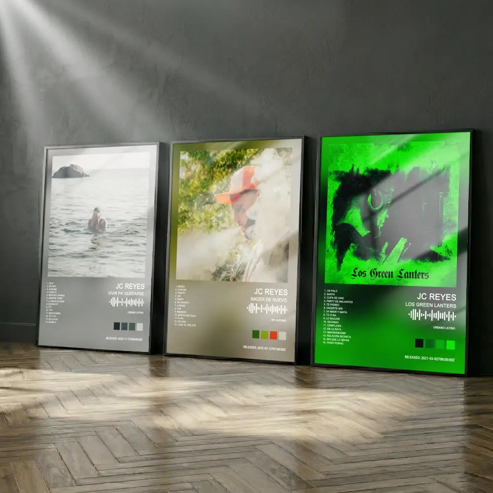 JC Reyes Poster-Album-Set, modernes Cover-Wandkunst-Set für Zimmer, Leinwandgemälde, Kunstdruck, Heimwanddekoration, Bild, Geschenk