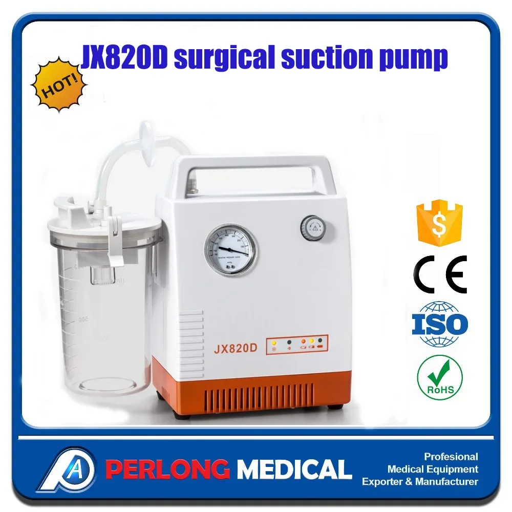 JX820D High Quality Automatic Equipment Sputum Suction Machine Home Hospital Emergency Phlegm Surgical Portable