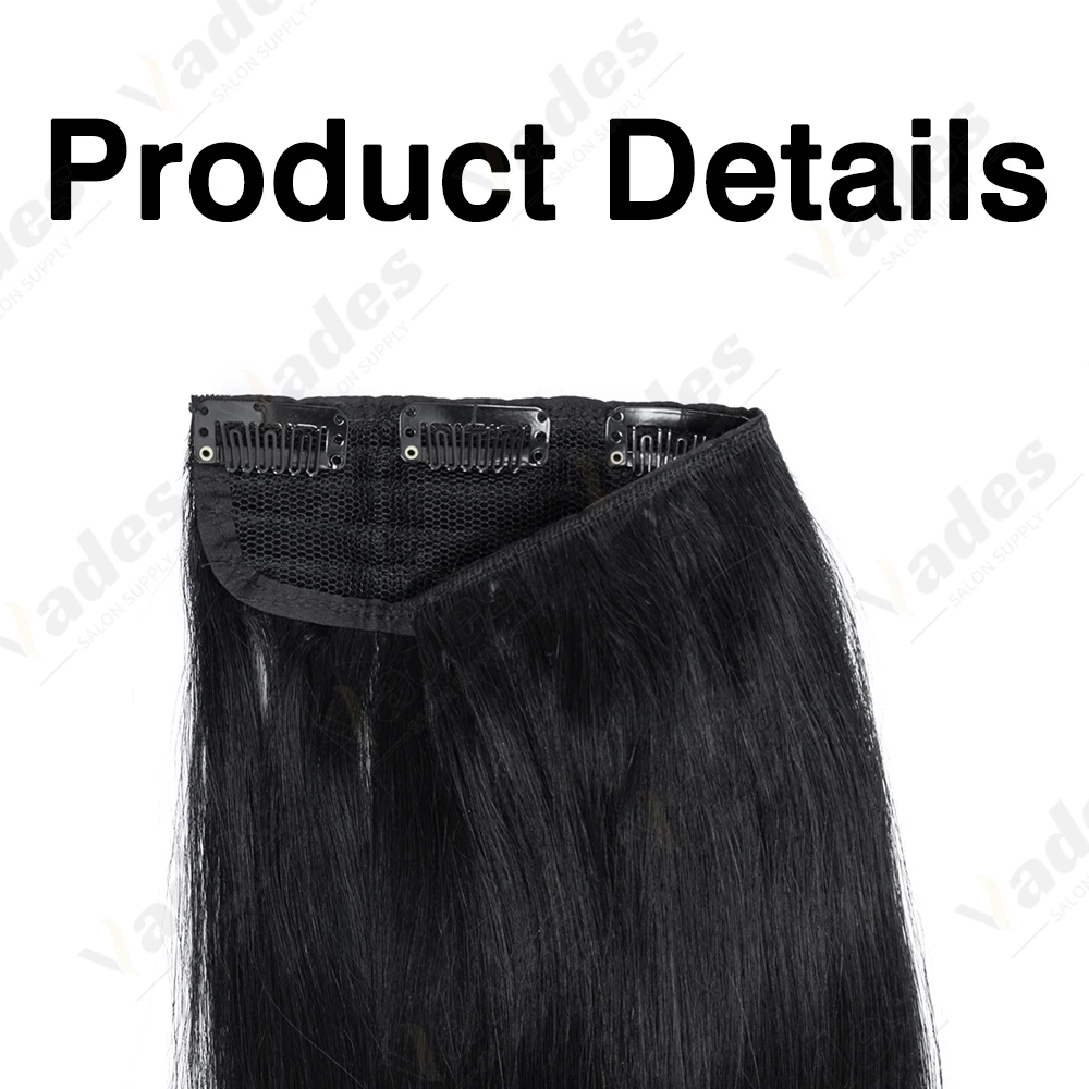 Boymia One Piece Real Remy Clip In Human Hair Extensions for a Full Head Featuring Seamless Weft And Straight Texture for Women