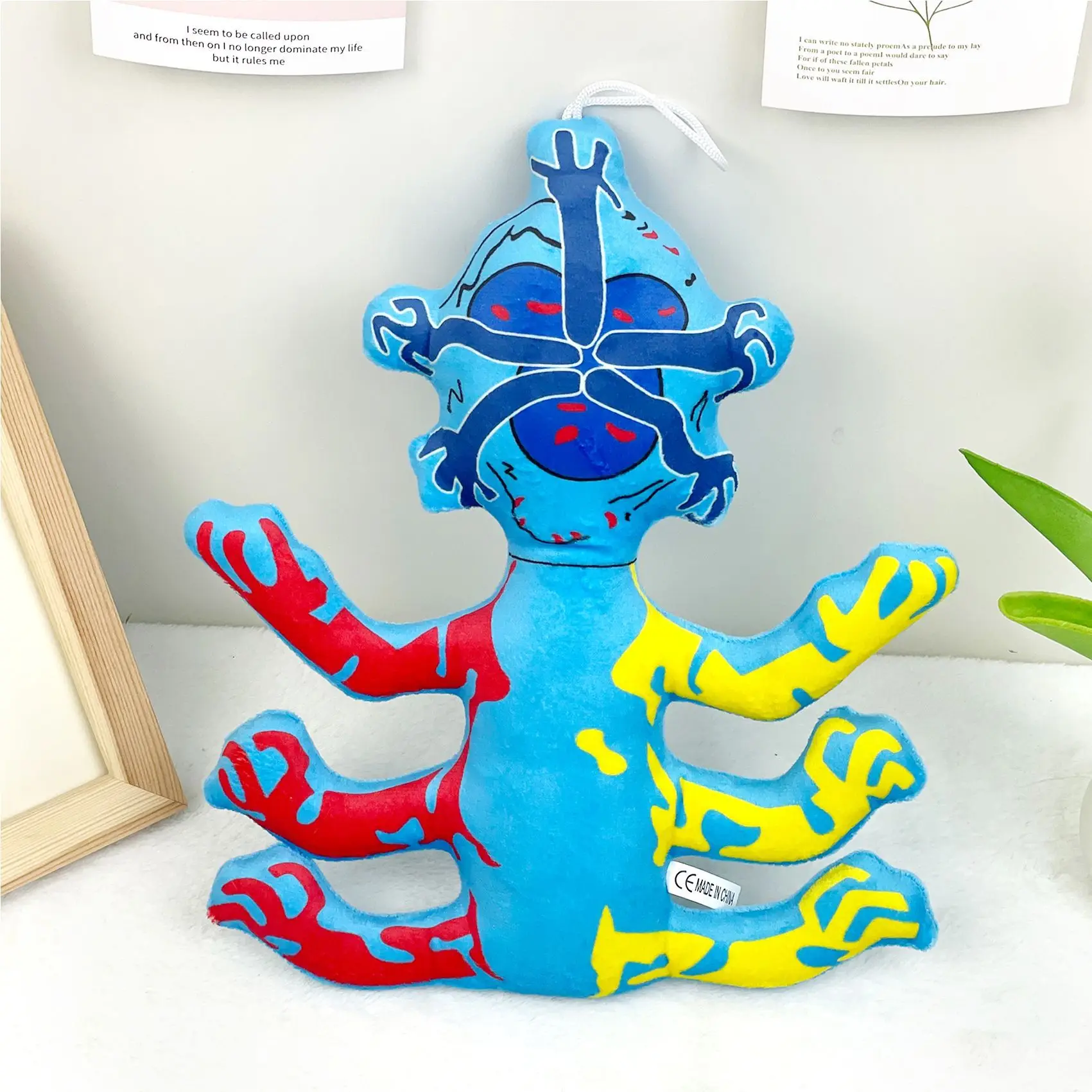 Erstaunlicher digitaler Zirkus-Plüsch, bunter Löwe, Monster, großer Löwe, Plüschtier, weiche Stofftierpuppe für Kinder, Jungen und Mädchen, Weihnachtsgeschenk