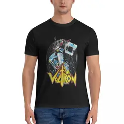 Action T Shirt Men Cotton Vintage T-Shirt Round Collar Korea Voltron Tees Short Sleeve Clothes Graphic Printed