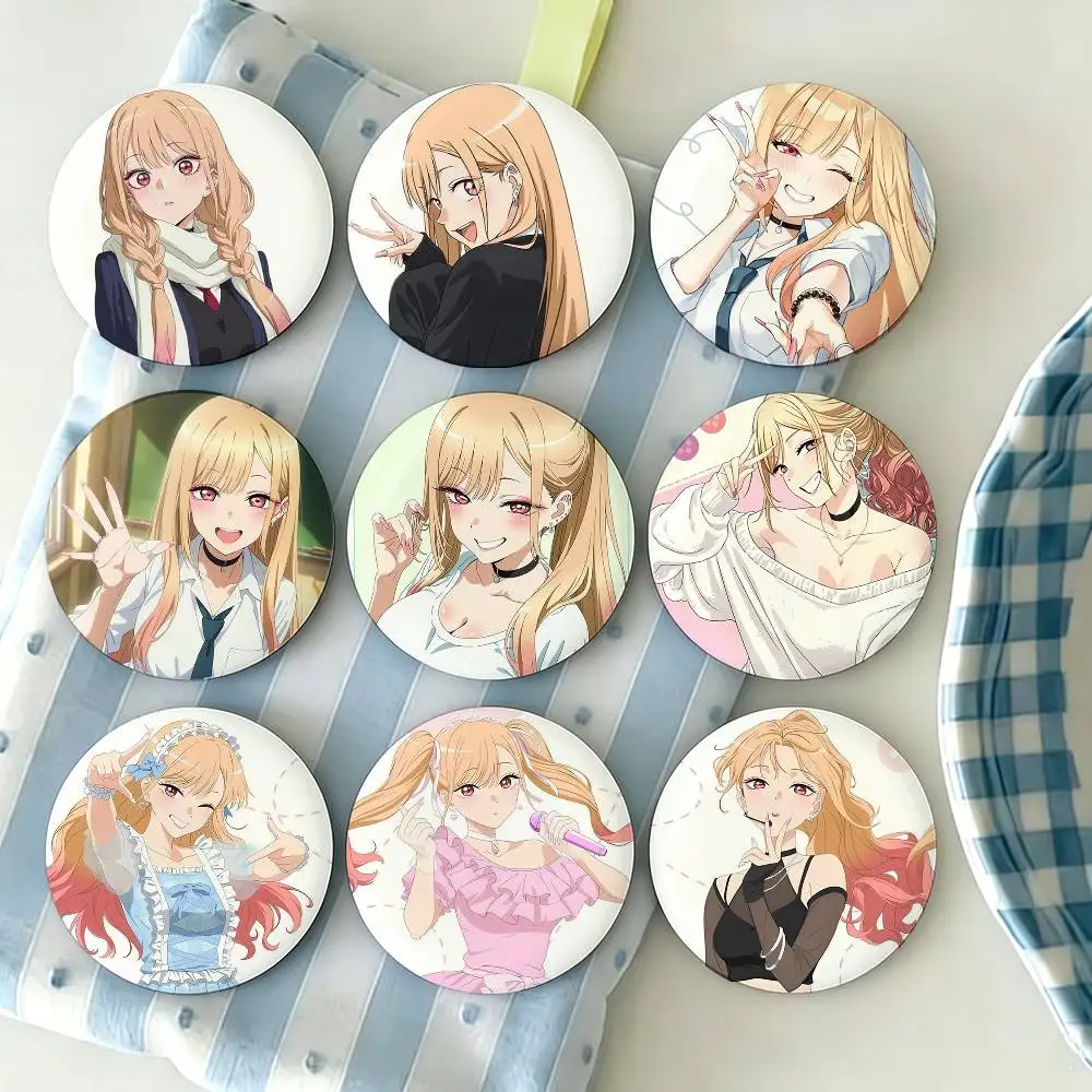 

M-My Dress-Up Darling Button Pins Backpack Clothing Decor Brooch Badge Jewelry Gifts for Kids