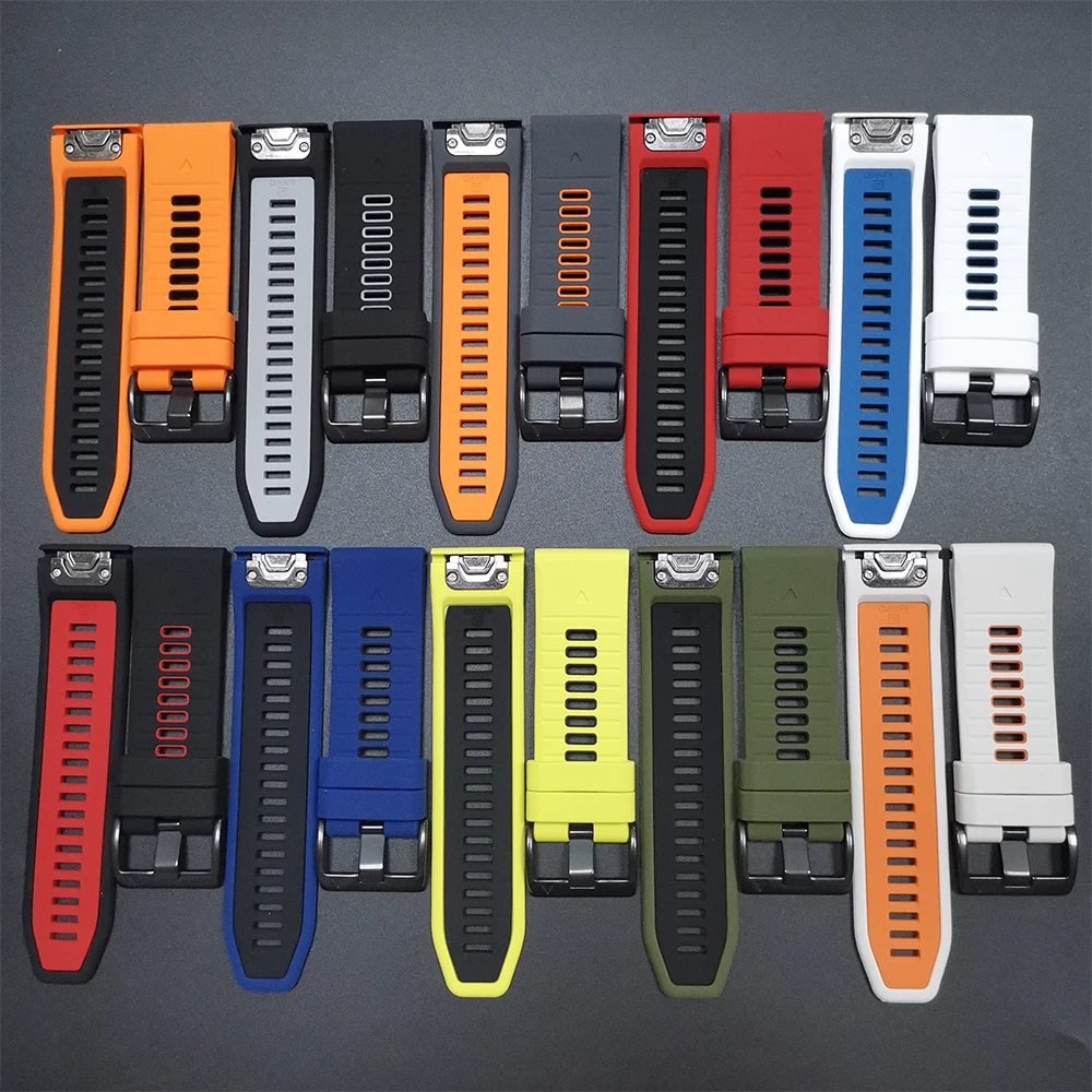 22mm 26mm Sport Strap for Garmin Fenix 8 9 9Pro-Solar 47mm 51mm Bands for Epix/enduro 3/instinct 3 2x QuickFit Silicone Bracelet