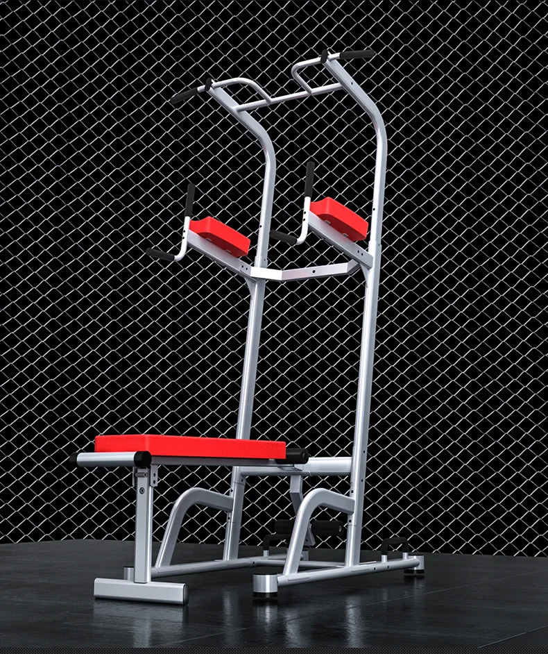 OEM Factory Horizontal Bar Power rack with Weight Bench Dip Station Tower Single Parallel Bar Fitness Equipment Pull Up Bar