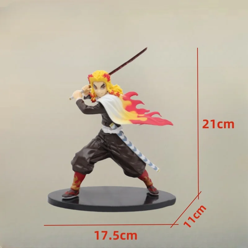 Demon Slayer Figuur Kamado Tanjirou Figuur Computerkast Desktop Anime Karakter Ornament Kinderen Verjaardagscadeau Kerst