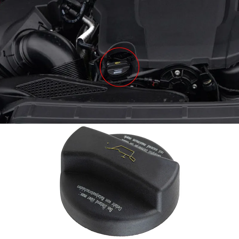 Black Engine Oil Filler Tank Cap Cover For VW Golf Jetta Passat Beetle Audi A4 A6 A8 TT 026103485 06B103485B 06B103485C NEW