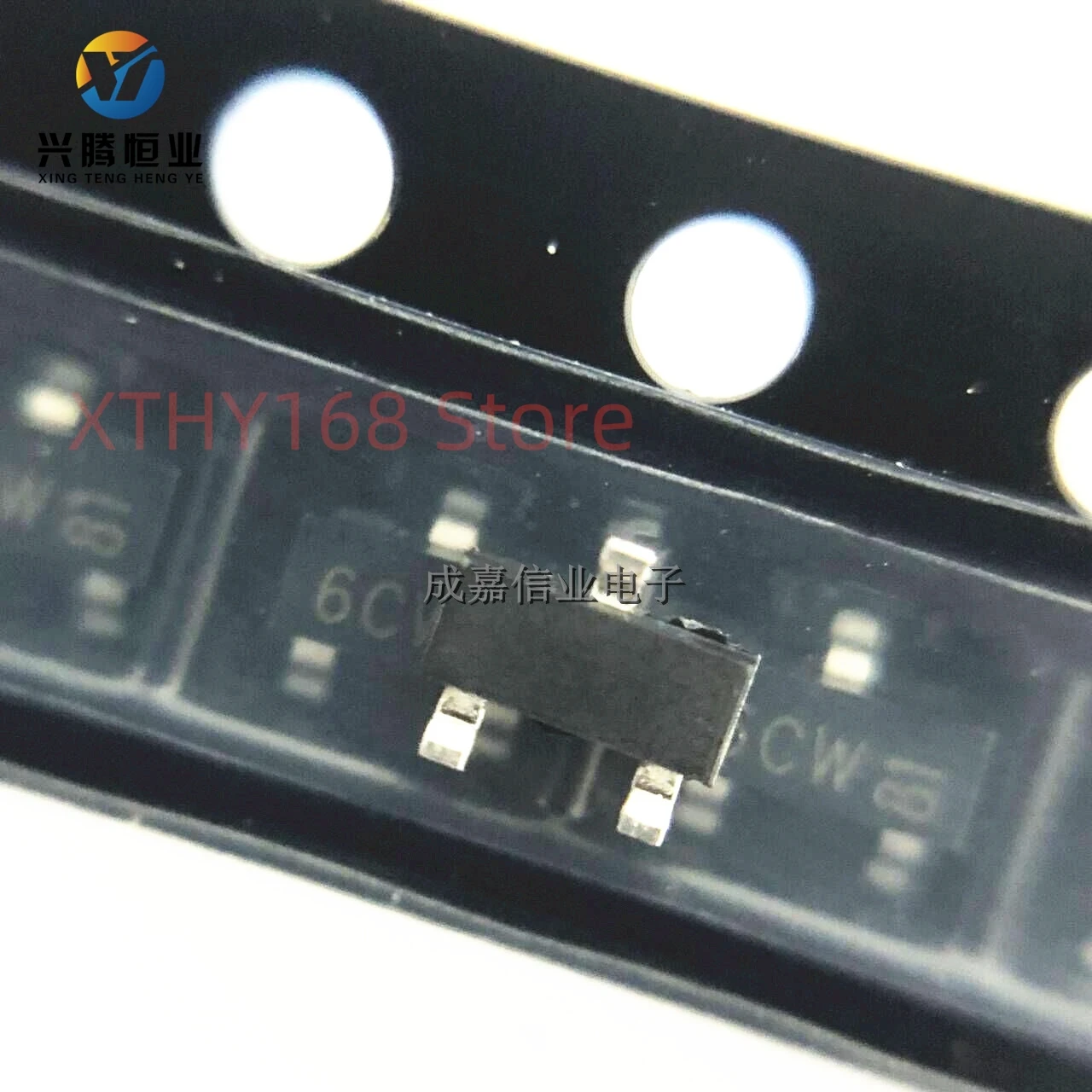100pcs/Lot BC817-40 SOT-23-3 MARKING;6CW Bipolar Transistors - BJT Trans GP BJT NPN 45V 0.5A 345mW Automotive 3-Pin