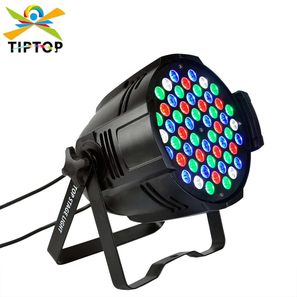 

TIPTOP TP-P54A Led Par Light 54x3W RGBW Aluminum Par Cans 4/8 DMX Channels DMX512 Stage Wash Light DJ Equipment 90V-240V CE ROHS