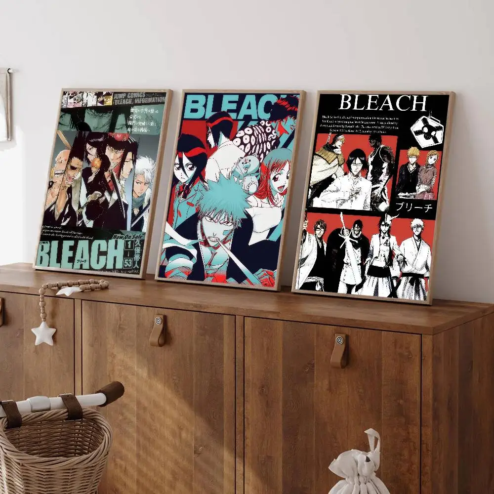 Anime bleach cool classic   Classic Movie Posters HD Quality Poster Wall Art Painting Study Nordic Home Decor