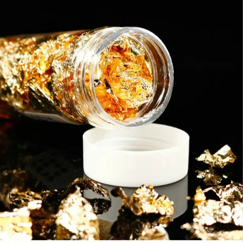 Chef Art&Gourmet Dishes Backparty-Dekoration, goldene Blattblütenblätter – goldene Dekoration für Kuchendekoration, Schokolade – Detail 8