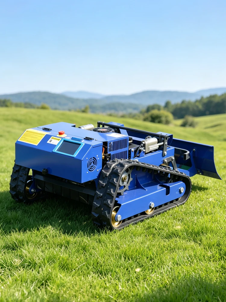 Maßgefertigter Neuer Landwirtschafts- und Garten-Rasenmäher - Ferngesteuertes RC-Modell mit Verstärkten Rutschfesten Ketten