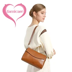 2025 New Designer Luxury Bag Women Elegant Underarm Shoulder Bag Geuine Leather Lady Minimalist Crossbody Messenger Handbag