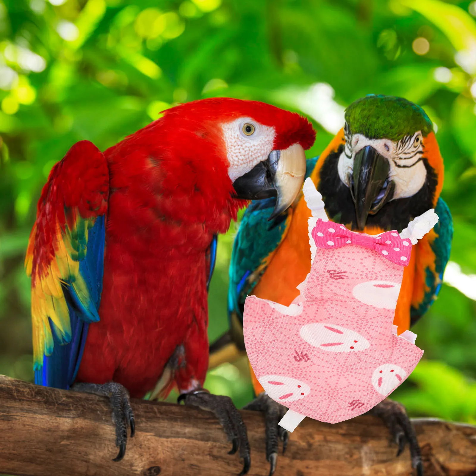 

Parrot Clothes Dizzy Pet Bird Accessories Flight Suit Diaper Supplies for Birds Cotton Suits