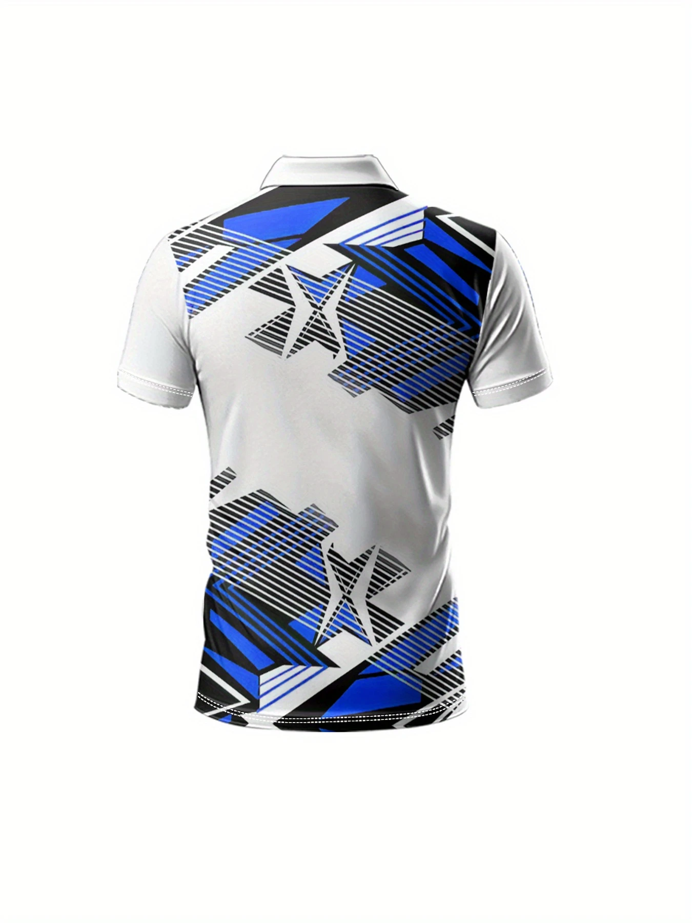 2026 Summer Fashion Cool Colorful Vector Stripe Design New 3D Printing Fast Drying Polo Shirt Business Elite Sportswear