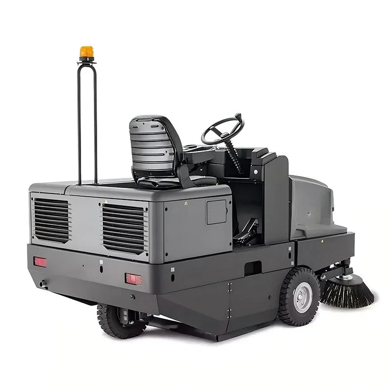 Vacuum Sweeper Ride-On Low Fuel Consumption Kärcher Diesel Drive