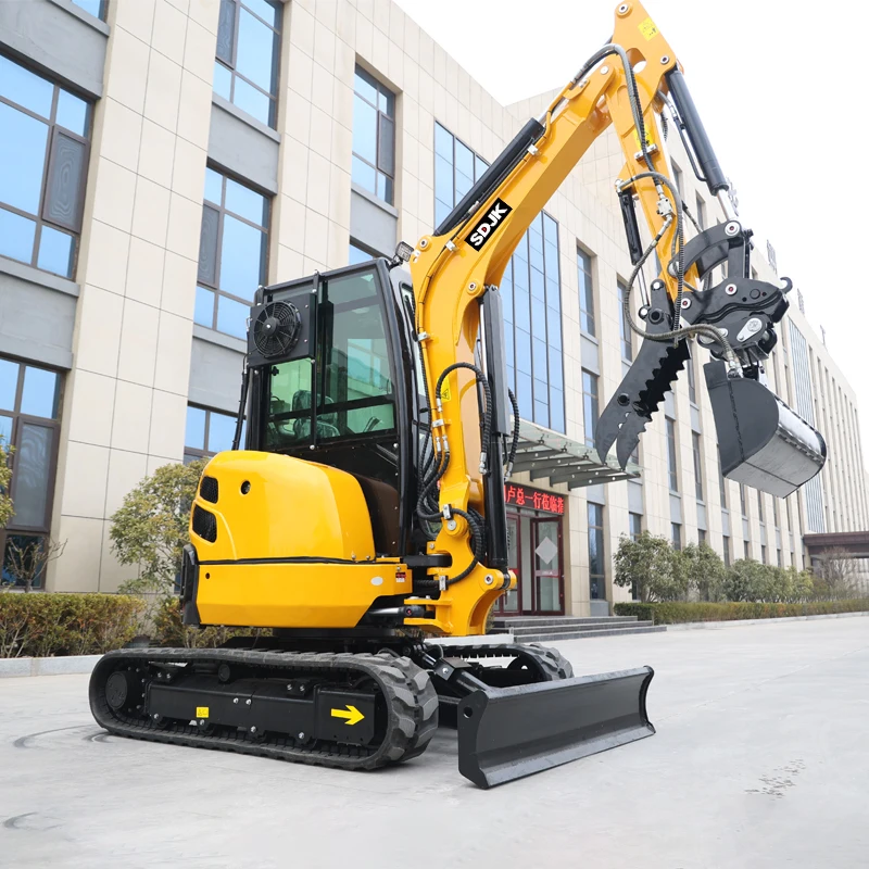 2026   Mini Excavator 3.5 Ton EPA Euro 5 Kubota Engine Crawler Digger Farm Used 1 Ton 2 Ton Home Mini Excavator Machine