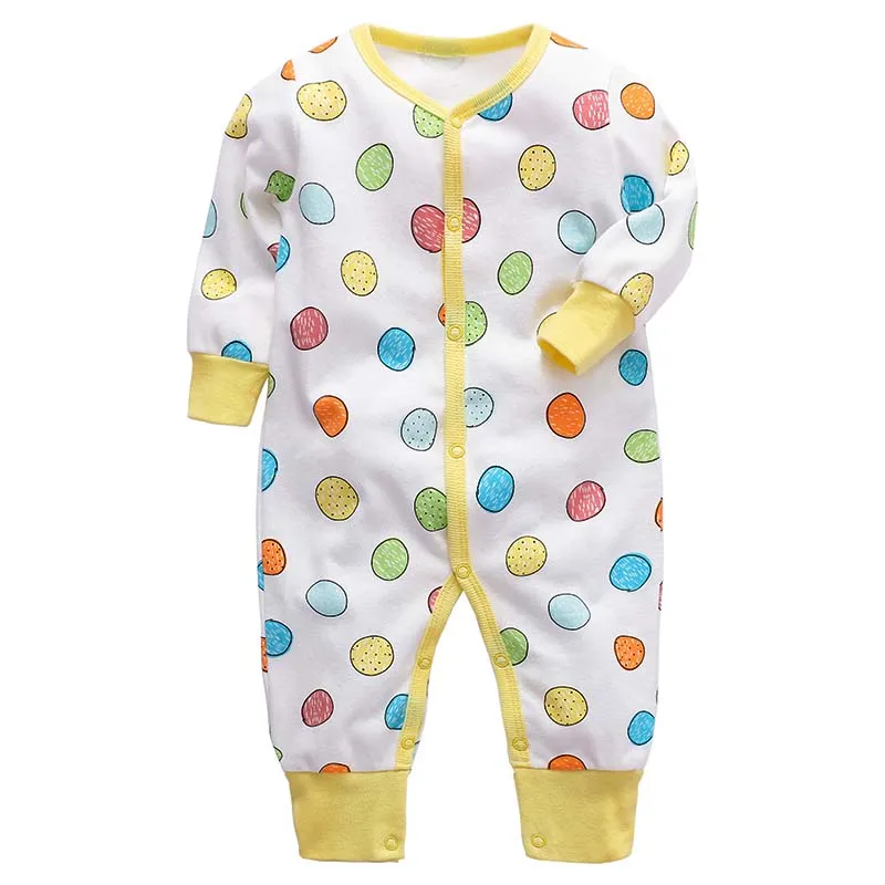 Spring and Autumn Baby Romper for baby Boys Girls Clothes Cartoon Printed Jumpsuit pants crawling Pajamas Baby Clothes Playsuit