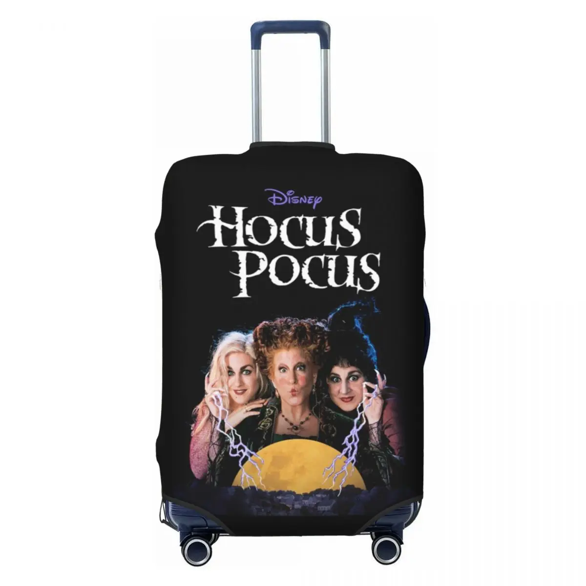 

Hocus Pocus Sanderson Sisters Travel Luggage Cover Dust Proof Horror Film Suitcase Cover Protector Fit 18-32 Inch