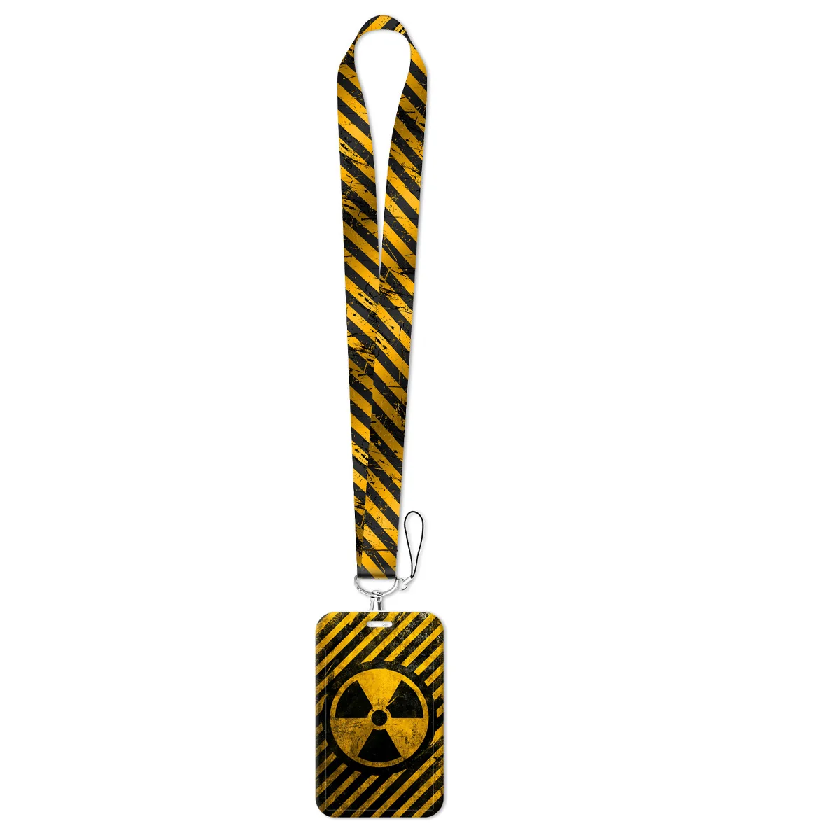 

Warning Sign ID Card Holder Lanyard For Keys Credential Holders Neck Straps for Fans Gift Badge Holder Keychain For Door Card