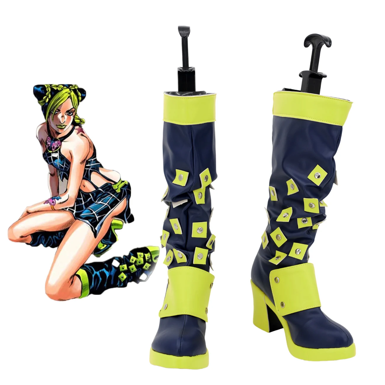 jojo's-bizarre-adventure-jolyne-cujoh-cosplay-shoes-high-heel-boots-custom-made