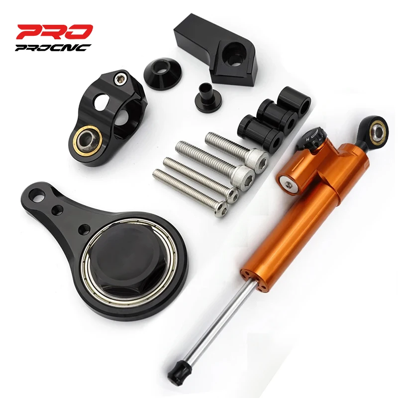 

Motorcycles Steering Stabilize Damper For KAWASAKI Ninja600 /ZX636 /ZX6R 2005-2006 Bracket Mount Mounting Support Holder Kit Set