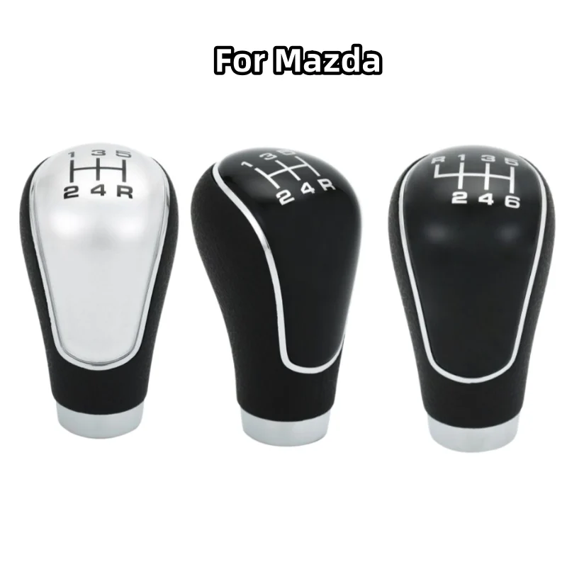 10mm 5/6 Speed Gear Shift Knob for MAZDA 3 BK BL 5 CR CW 6 II GH CX-7 ER MX-5 NC III 23 MT Shifter Lever Arm Headball