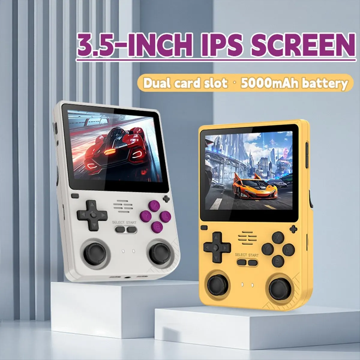 V20 Retro Video Handheld Game Console 64GB 3.5inch IPS HD Screen A133P Open Source Linux for SFC Simulators B view 4