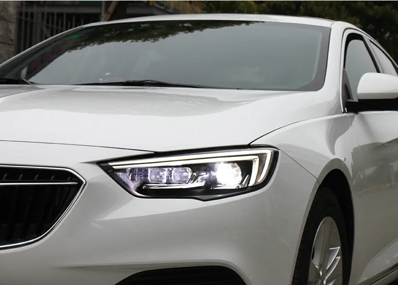 قطع غيار السيارات MMatrix كشافات المصباح ل بويك لاكروس 2017 2018 2019 LED مصابيح الرأس LED DRL