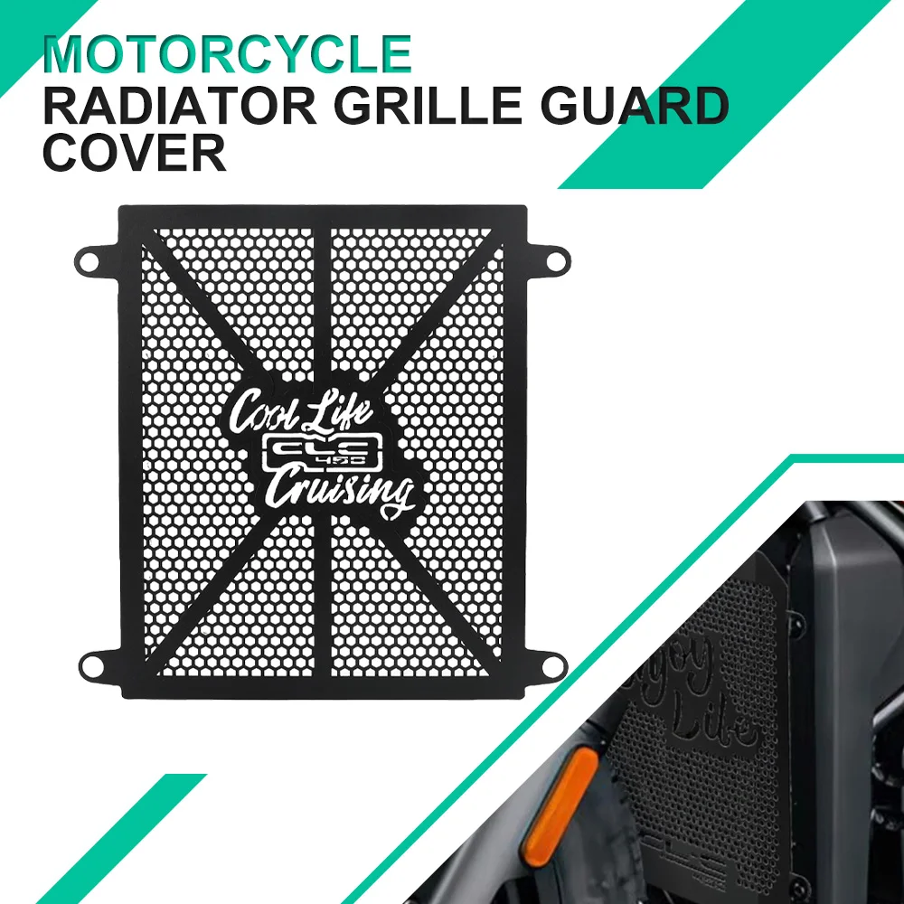 

FOR CFMOTO CLC 450 CL-C Bobber 450CLC 2023 2024 2025 Motorcycle Radiator Cover Water Tank Cooler Grille Guard Fairing Protector