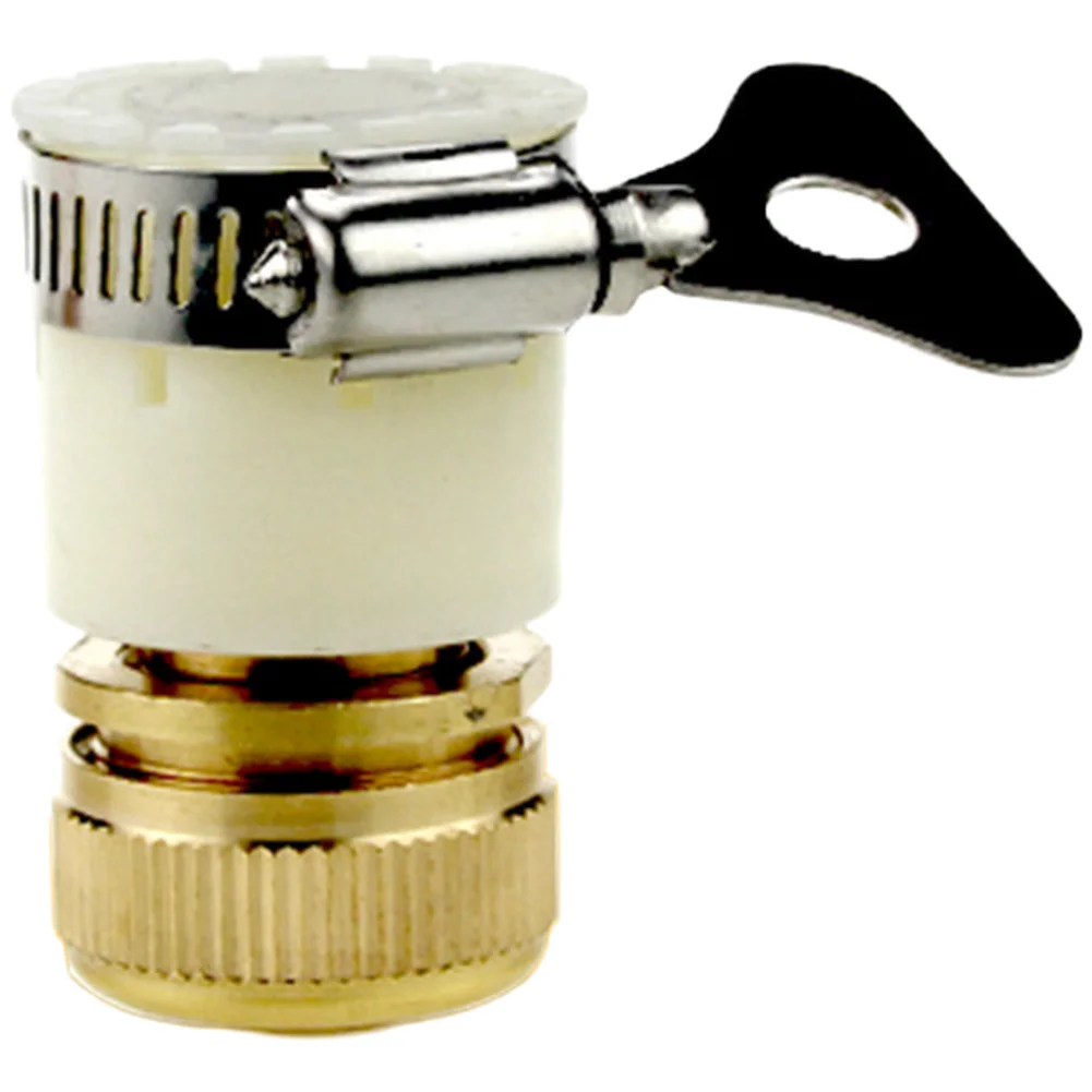4 Piece Brass Faucet Adapter Kit Threaded Water Hose Connector Multipurpose Washer Hose Adaptor Hose Tap Connector