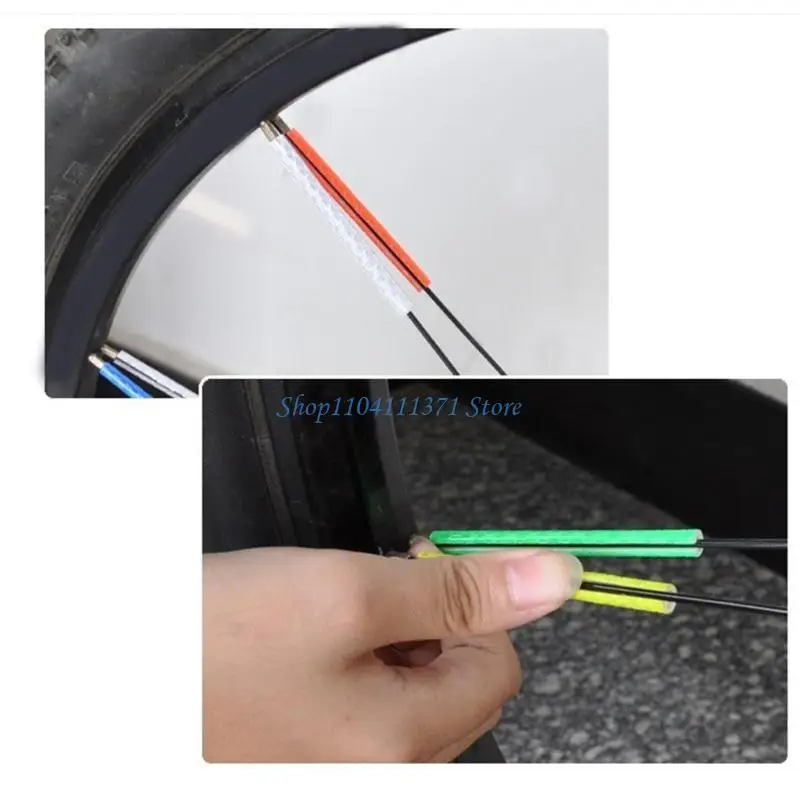 

P9FC 72Pcs Bikes Wheel Spoke Reflectors Mountain Bikes Spoke Reflectors Cycling Part