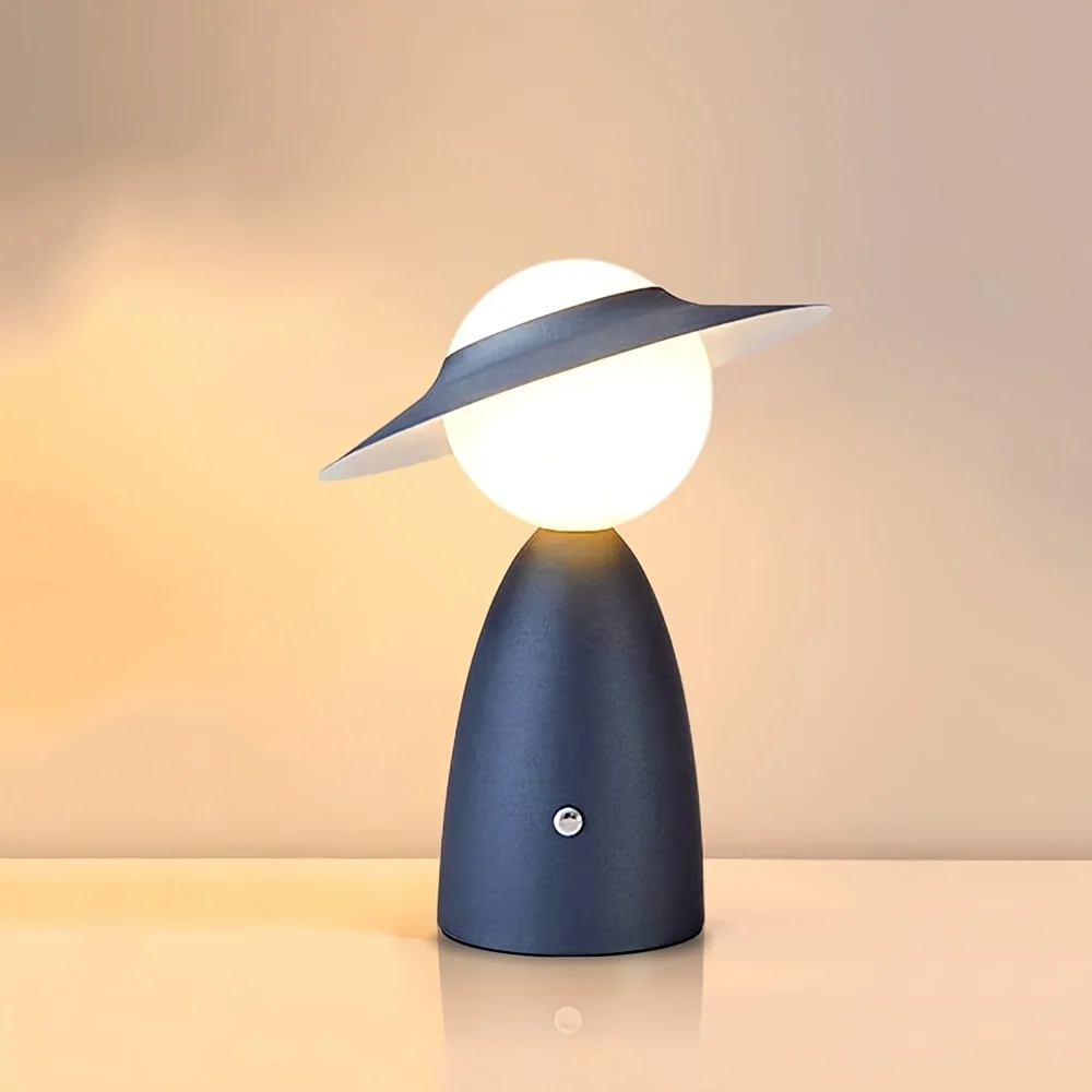 Cordless charging desk lamp, warm light, stepless adjustable touch light, portable desk lamp suitable for home desk lamps
