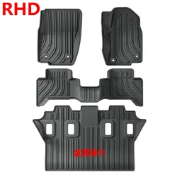 Use for RHD 2024 TOYOTA Prado LC250 car carpet LC250 Floor mat Full Set Trim to GX550 LC250 waterproof floormat LC250 Right hand