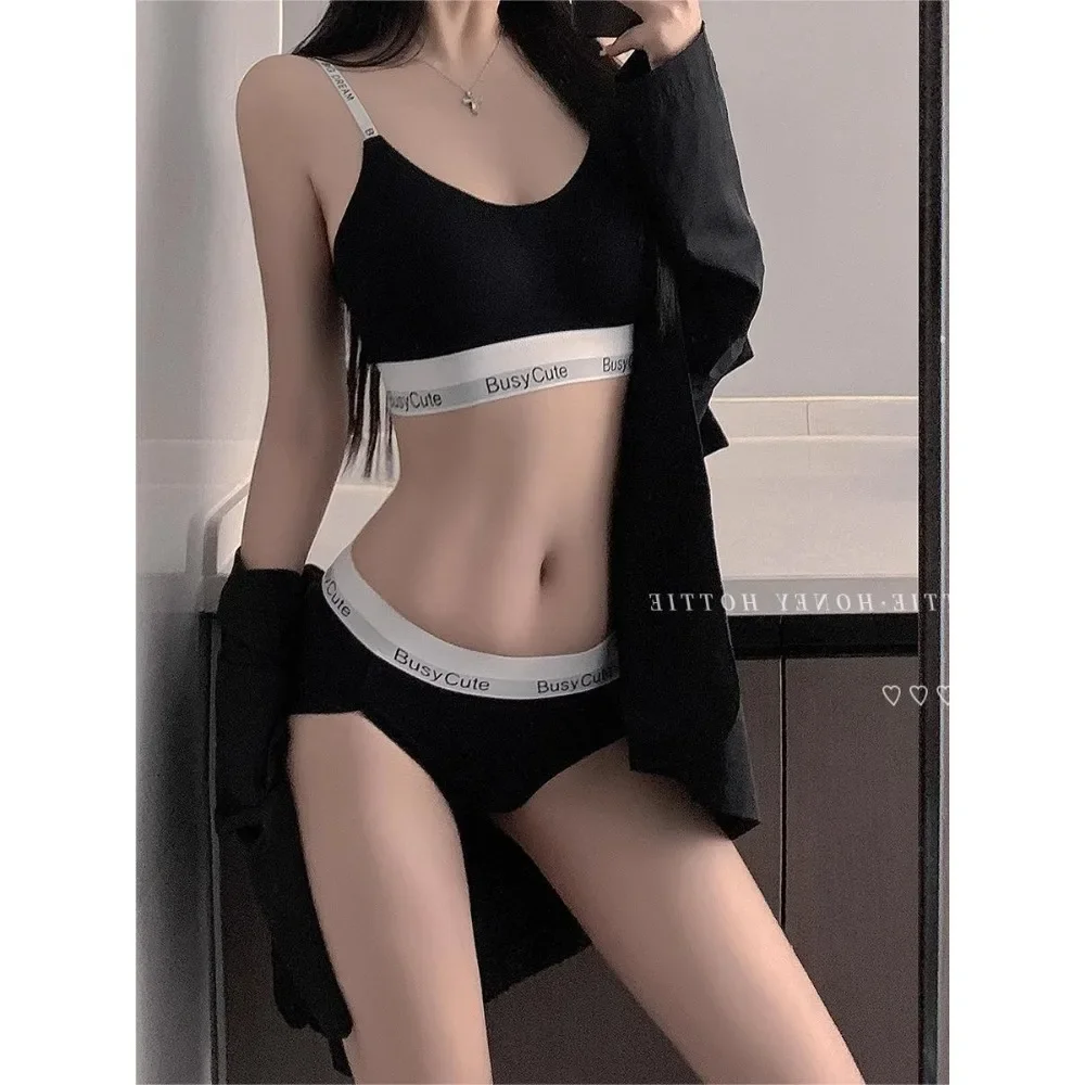 Ropa interior deportiva antiflacidez para mujer sin aros, sujetador superior fino y parte inferior gruesa, espalda transpirable y bonita