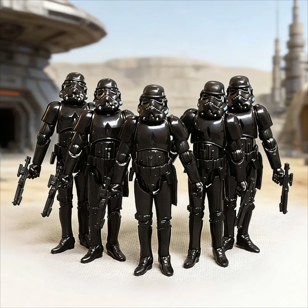 

3.75 Inch Star Wars Gashapon Action Figures Collectible Darth Vader Imperial Stormtrooper Joints Movable Model Cute Kids Toys