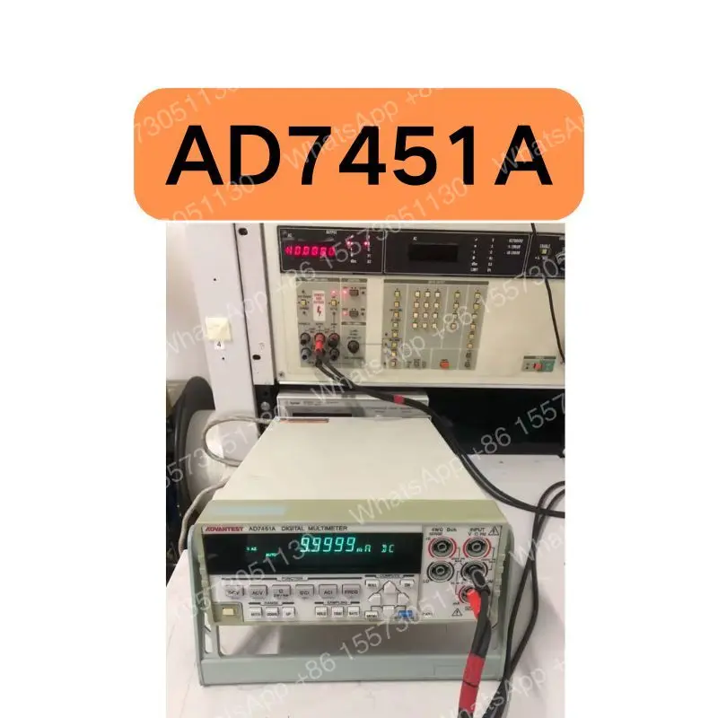 Second hand AD7451A desktop digital multimeter tested OK and shipped quickly