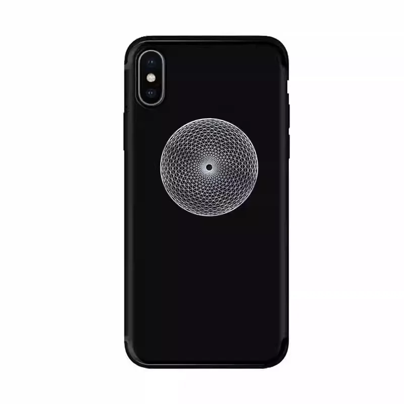 Sacred Geometry Metal waterproof sticker for electronic notebook charger Crystal Pyramid Home Decorative art